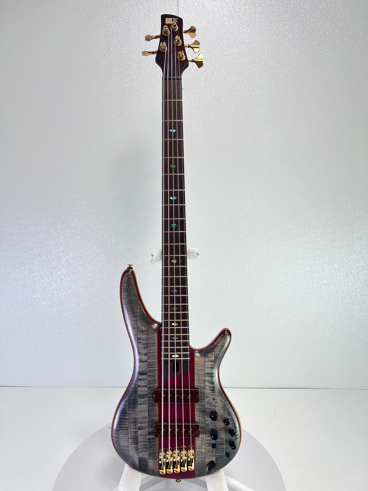 Used Ibanez SR5CMDX Bass Black Ice