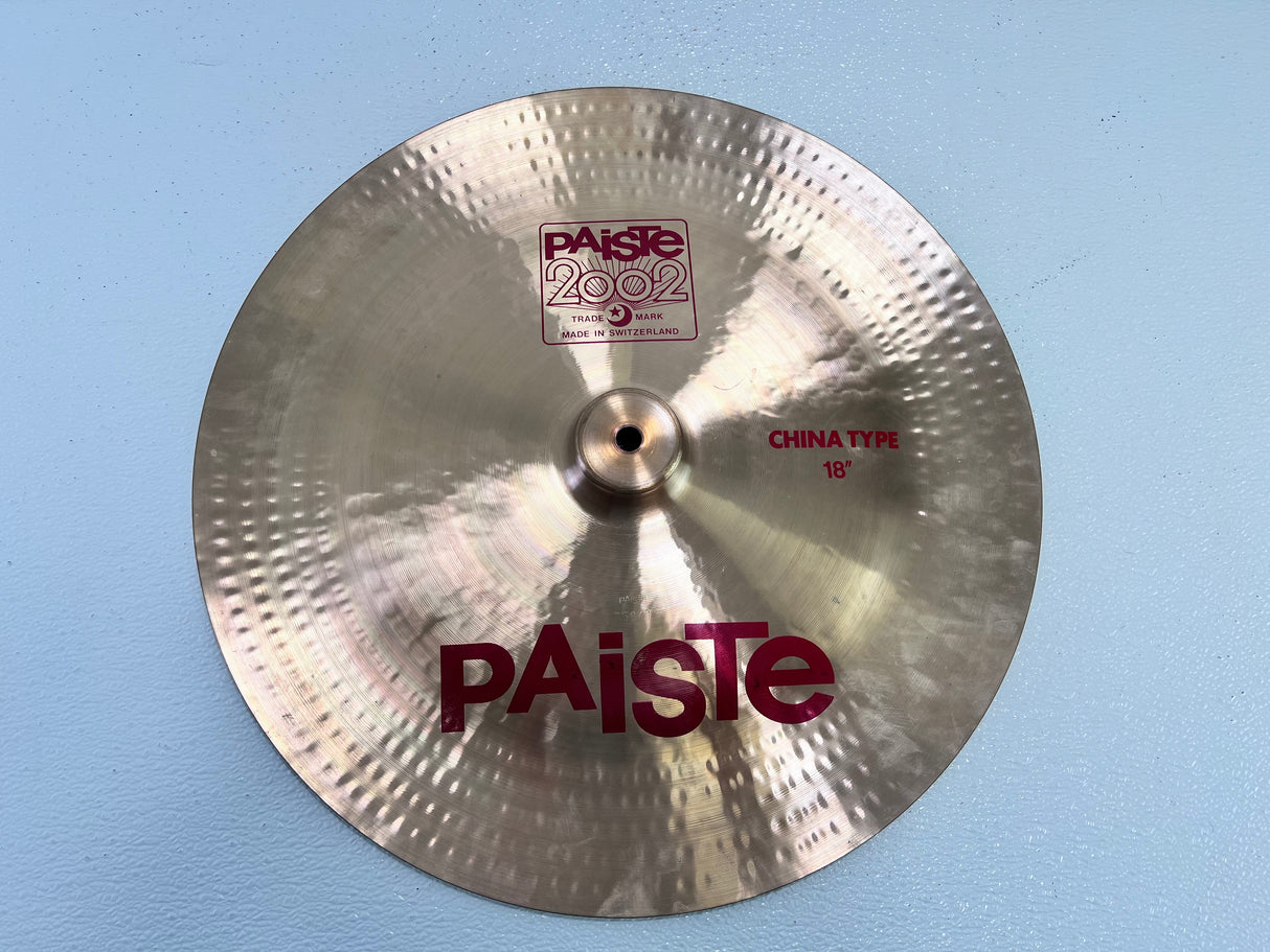 Used Paiste 2002 18" China Type