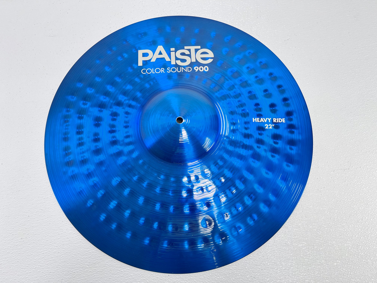 Used Paiste Color Sound 900 22" Heavy Ride Blue