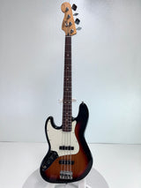 Used Fender 2018 Left-Handed Jazz Bass Standard 3-Tone Sunburst W/ Gig Bag