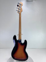Used Fender 2018 Left-Handed Jazz Bass Standard 3-Tone Sunburst W/ Gig Bag