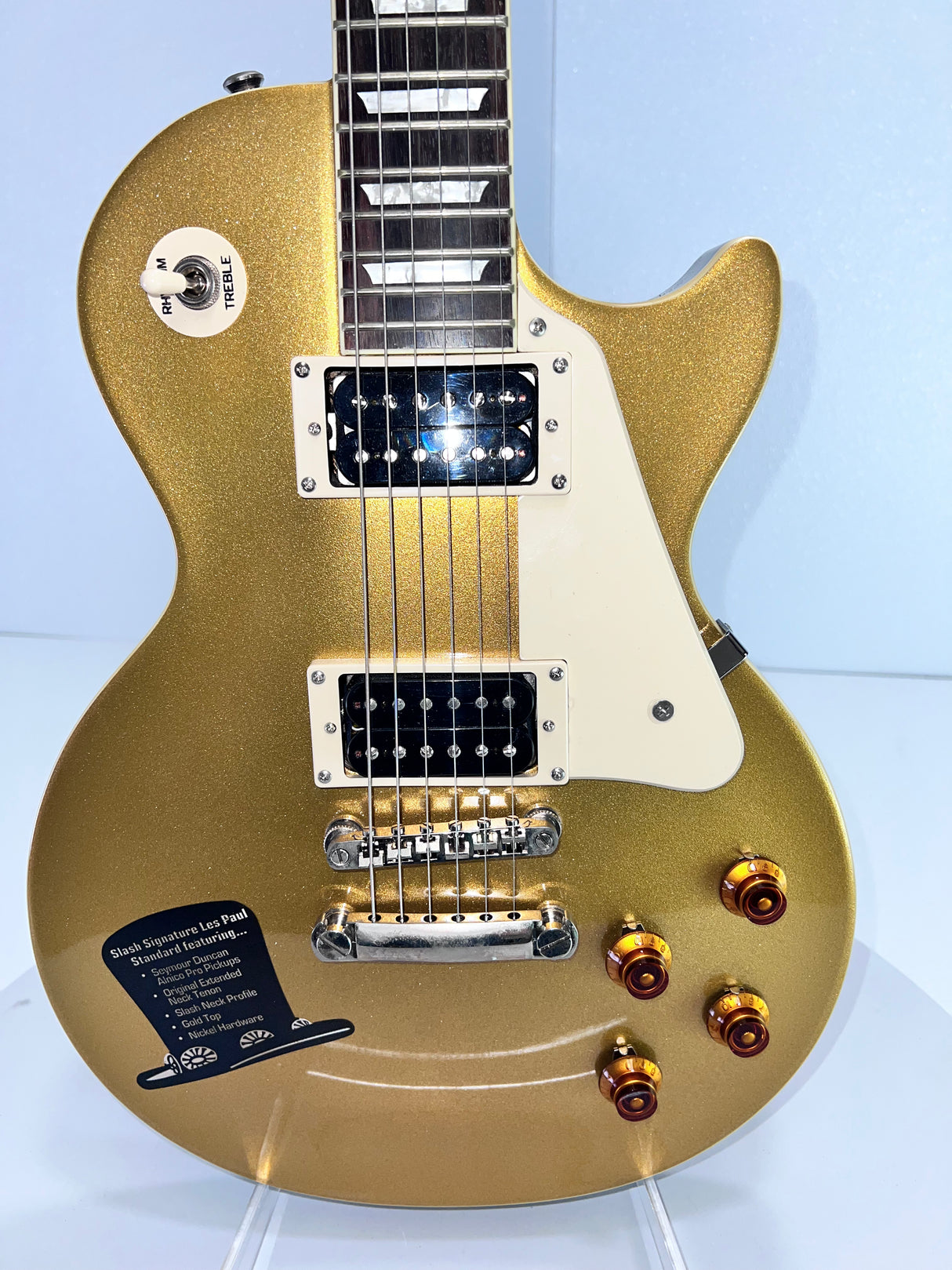 Used Epiphone Ltd Collectors Edition (996 of 2000) Slash Les Paul Metallic Gold 2008W Case