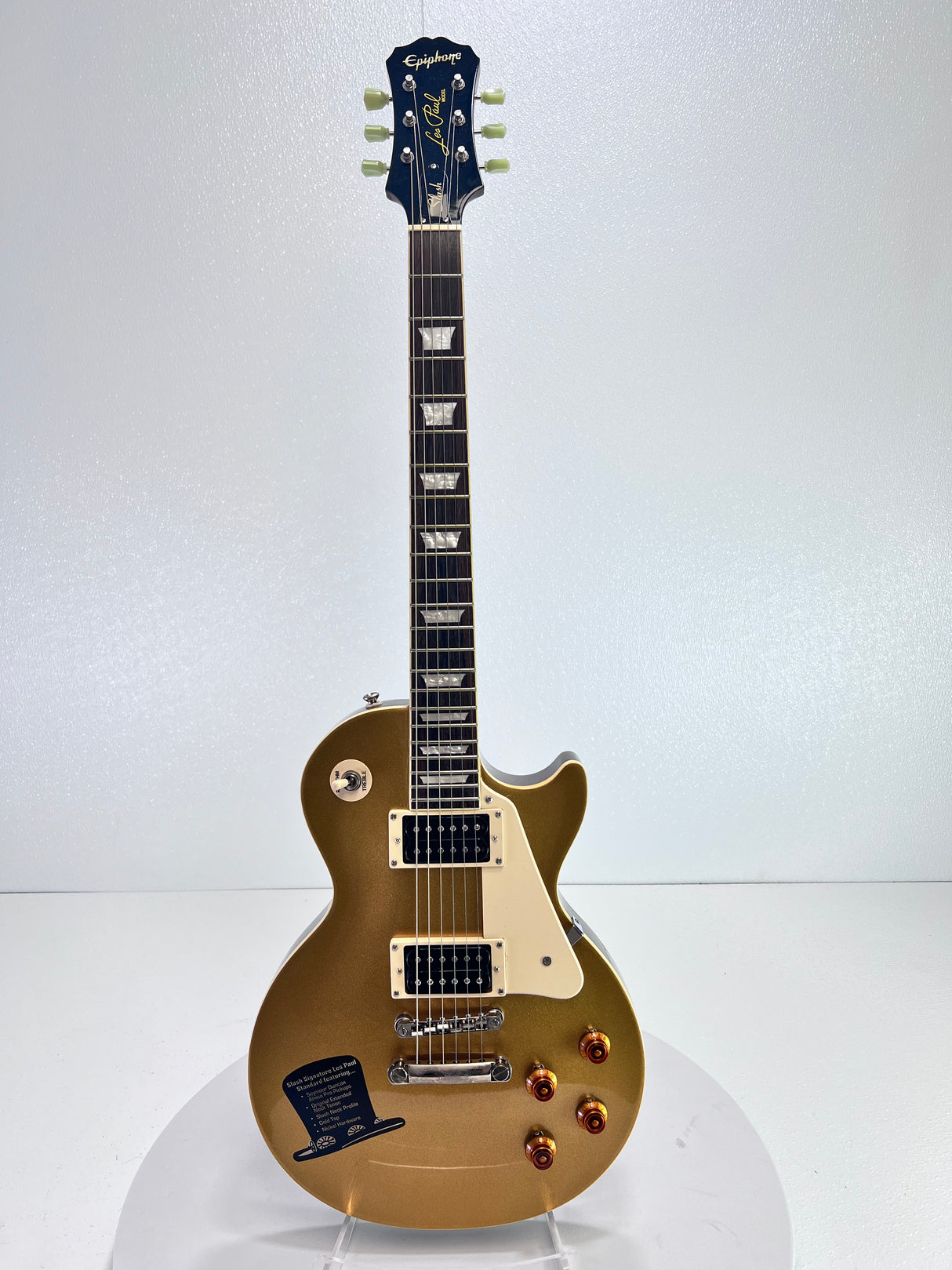 Used Epiphone Ltd Collectors Edition (996 of 2000) Slash Les Paul Metallic Gold 2008W Case
