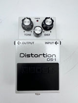 Used Boss DS-1 WH Distortion Ltd Ed White