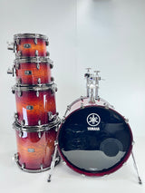 Used Yamaha Live Oak Sunset Amber Fade (10/12/14/16/22") Drum Kit