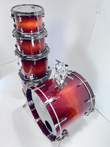 Used Yamaha Live Oak Sunset Amber Fade (10/12/14/16/22") Drum Kit