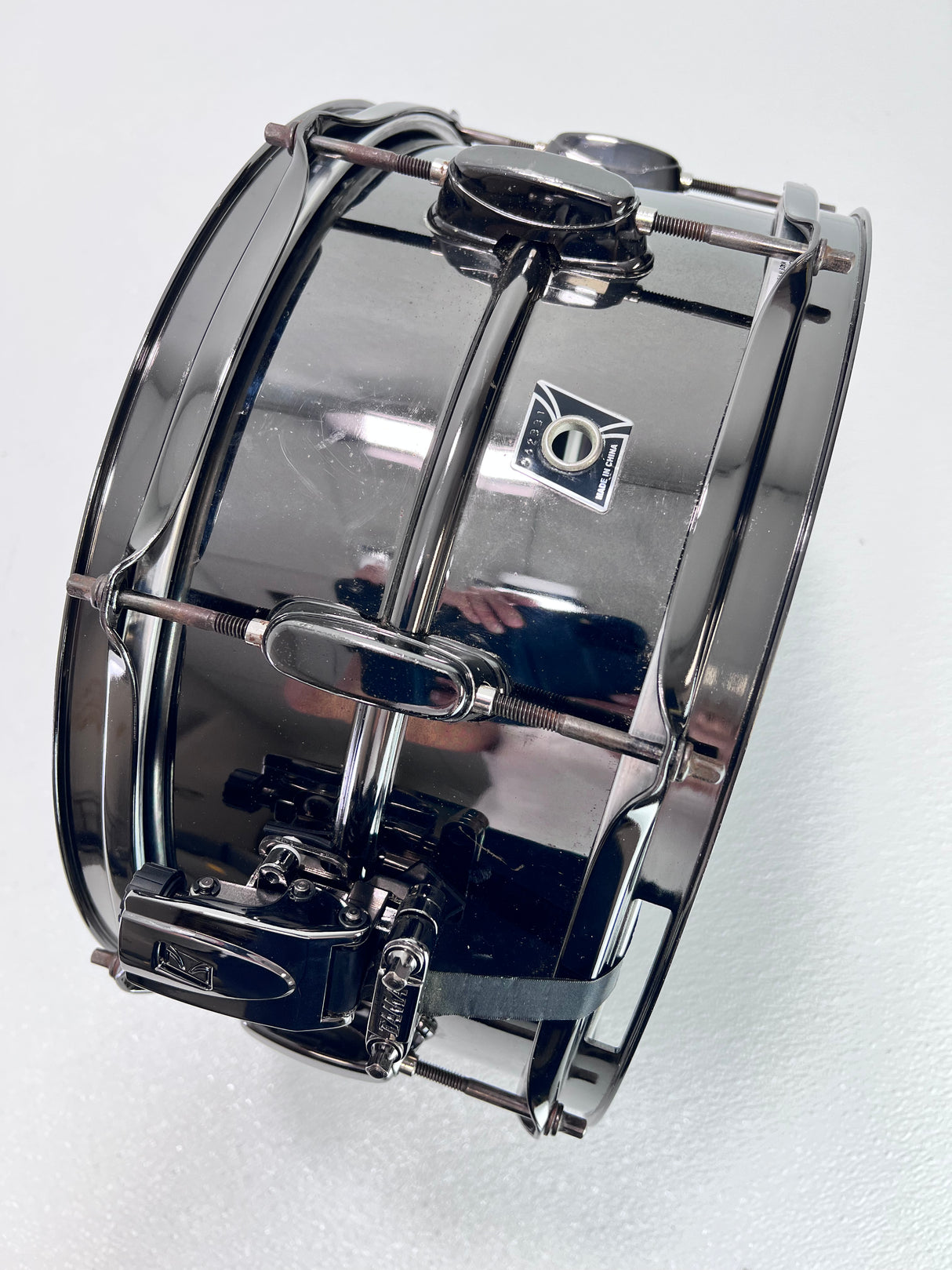 Used TAMA Black Nickel Steel Snare (6" x 14")