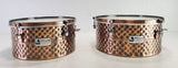 Used Toca Pro Line Hand Hammered Timbales W/Stand & Bag