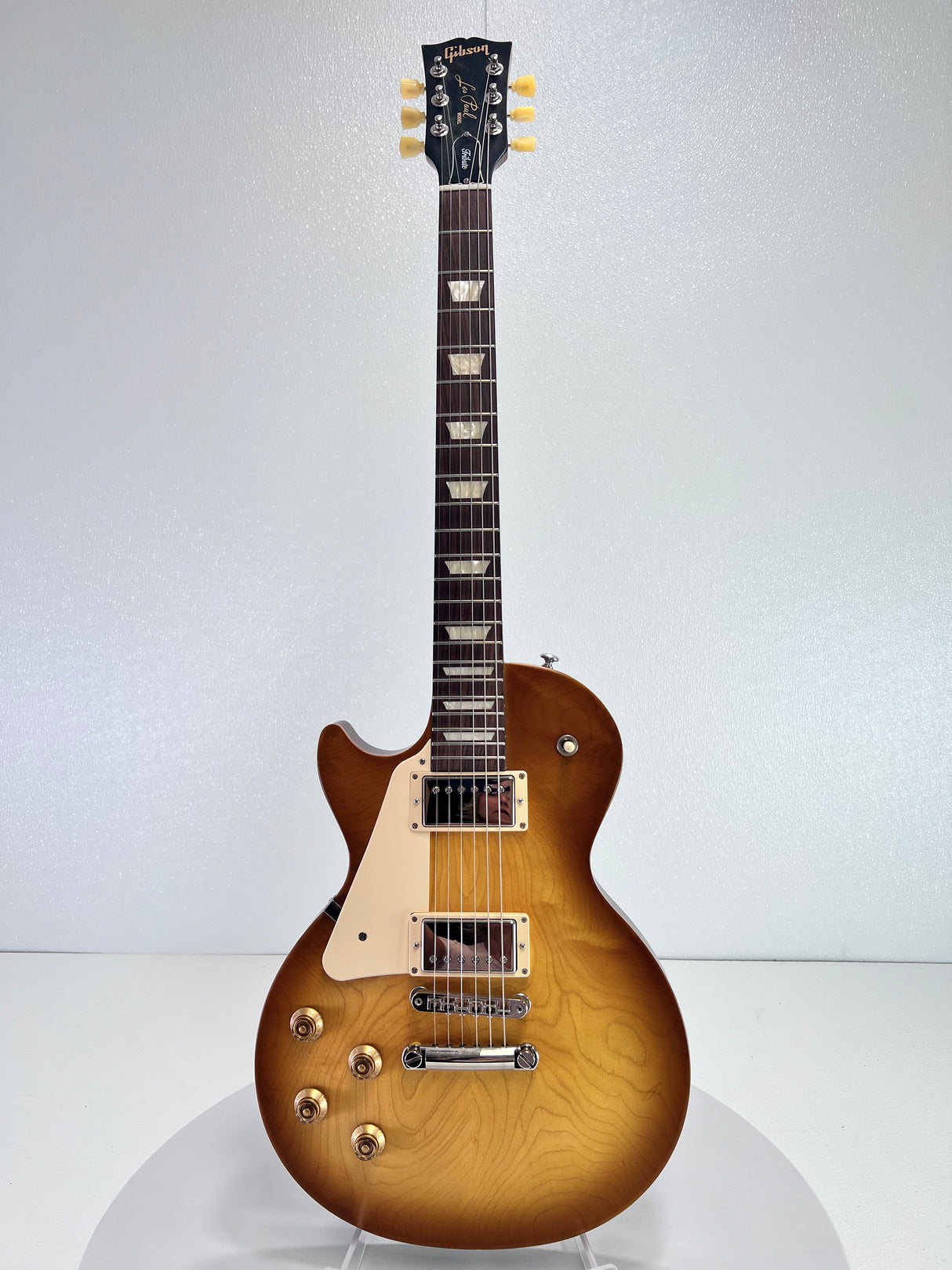 Used Gibson 2020 Les Paul Tribute Left Hand Satin Honey Burst W/Case