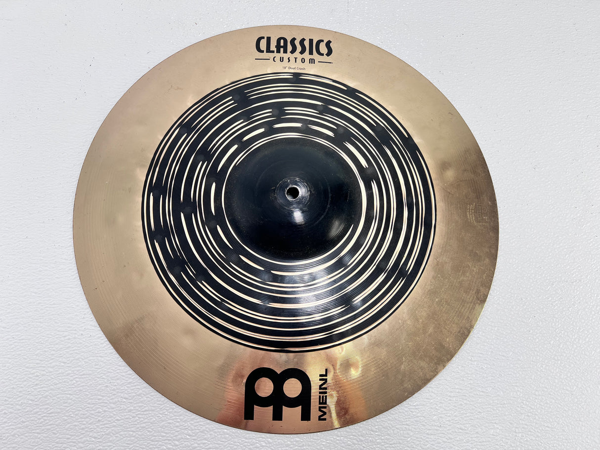 Used Meinl Classic Custom Dual Crash 18"
