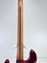 Used Squier P-Bass Affinity Series Metallic Red W/Hard Case