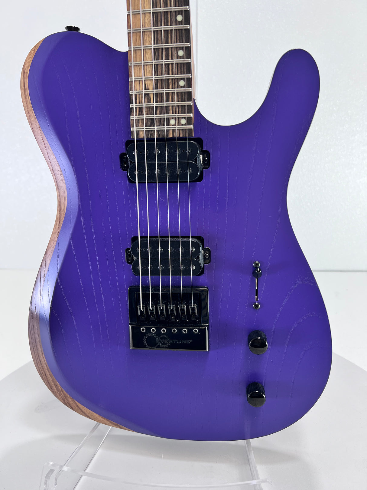 Used Kiesel Solo 6 Purple W/ Electric Bridge , Custom Shop W/ Original Gig Bag