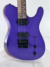 Used Kiesel Solo 6 Purple W/ Electric Bridge , Custom Shop W/ Original Gig Bag