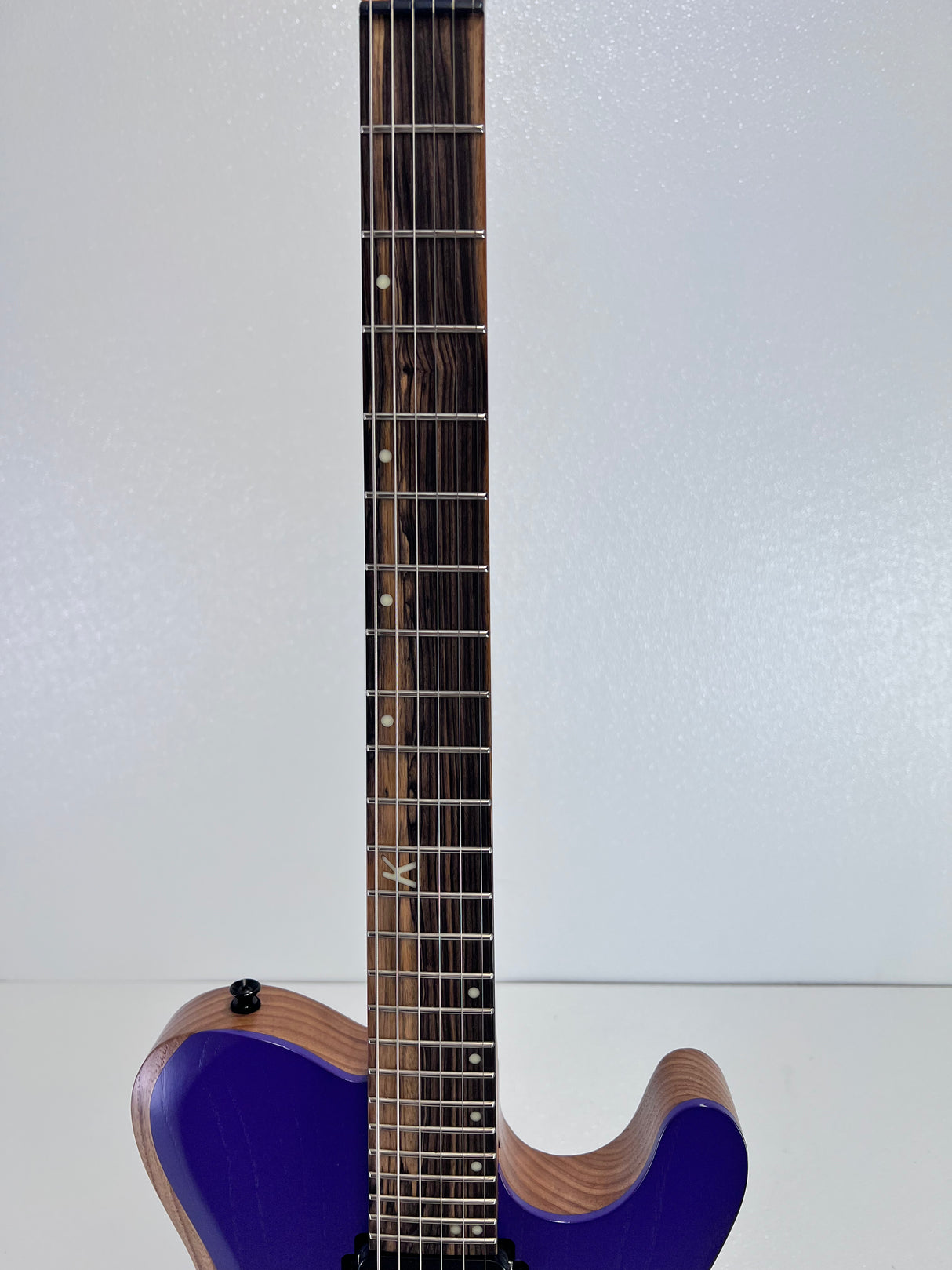 Used Kiesel Solo 6 Purple W/ Electric Bridge , Custom Shop W/ Original Gig Bag