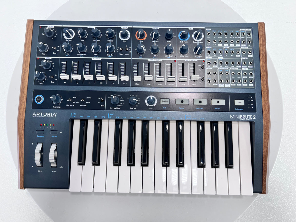 Used Arturia MiniBrute 2 Blk Noir  W/ Power