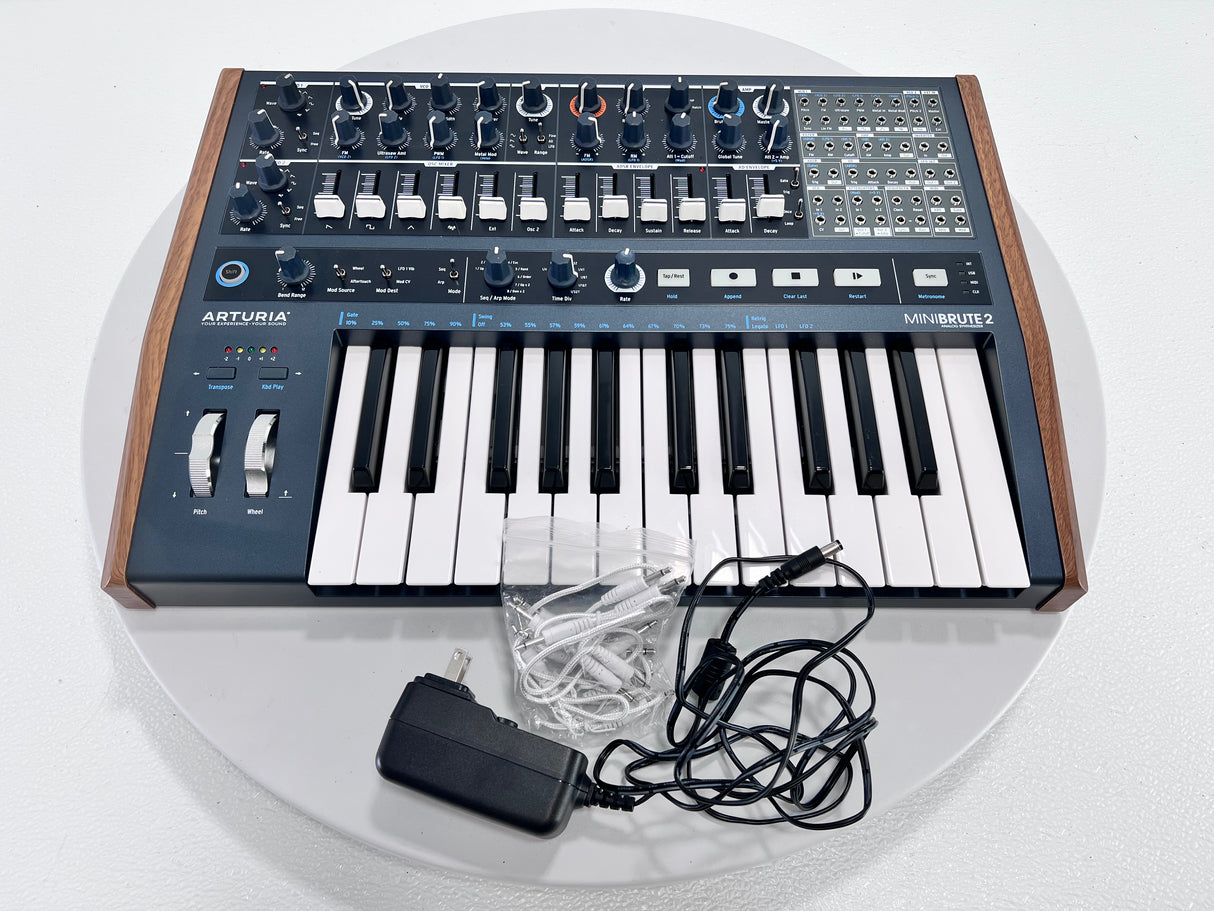 Used Arturia MiniBrute 2 Blk Noir  W/ Power