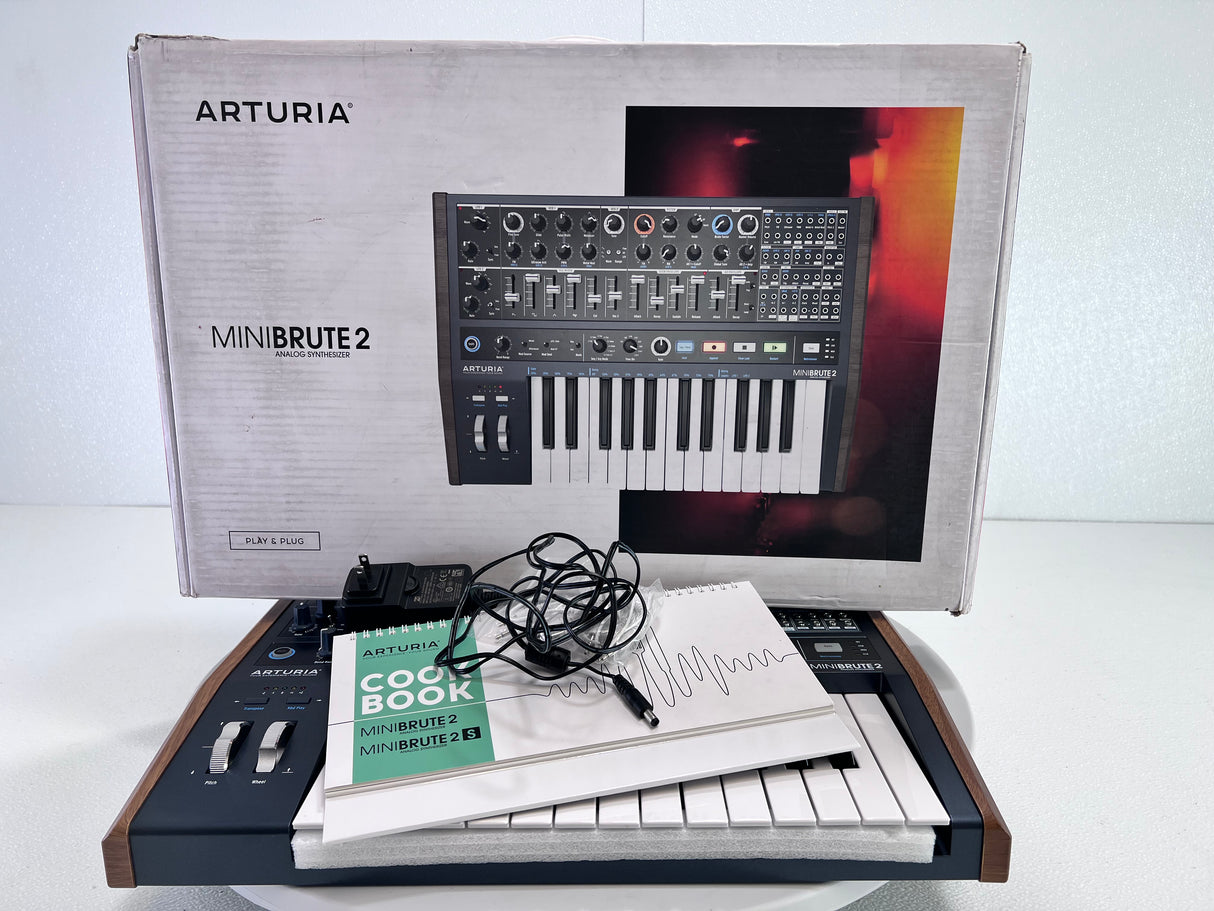 Used Arturia MiniBrute 2 Blk Noir  W/ Power