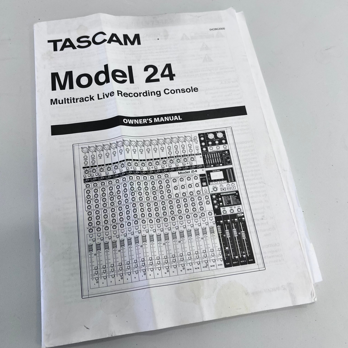 Used Tascam Model 24 Mixer W/Gator Case