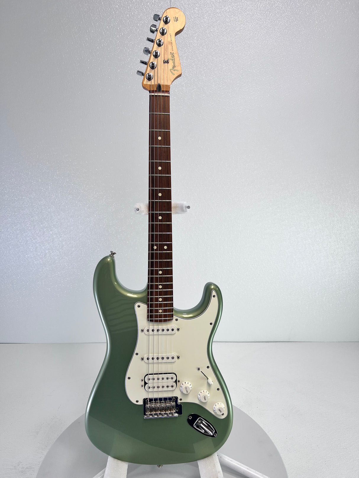 Used Fender Stratocaster W/Hard Case -Green