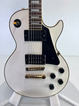 Used GTX36 Les Paul Alpine White W/Dimarzio & Gibson Pickups Case Included