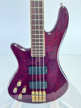 Used Schecter Elite 4 Left- Handed Red
