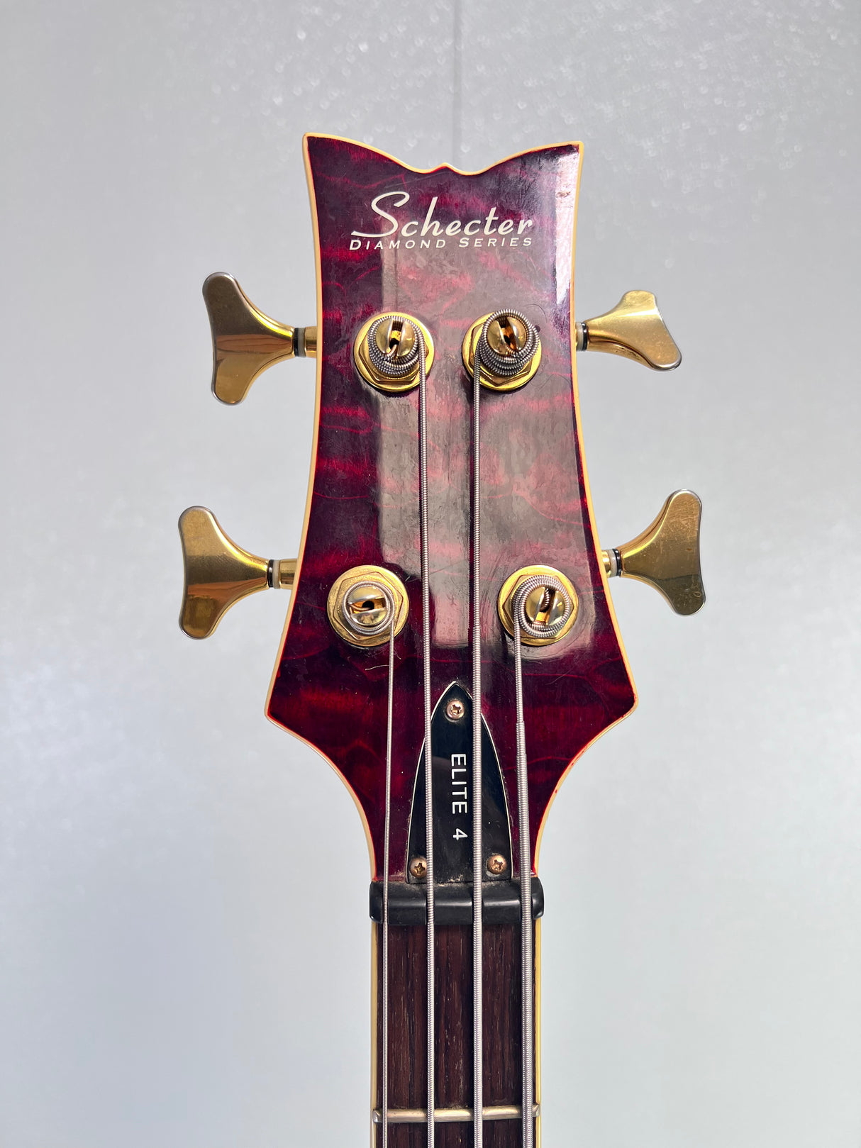 Used Schecter Elite 4 Left- Handed Red