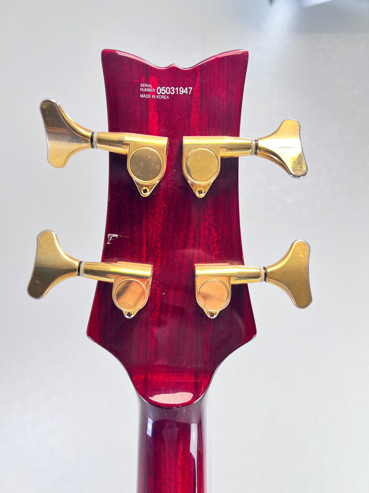 Used Schecter Elite 4 Left- Handed Red