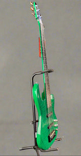 Used Carvin LB75 5 String Fretless Bass - Emerald Green