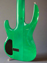 Used Carvin LB75 5 String Fretless Bass - Emerald Green
