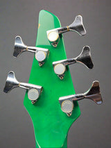 Used Carvin LB75 5 String Fretless Bass - Emerald Green