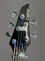 Used Carvin LB75 5 String Fretless Bass - Emerald Green
