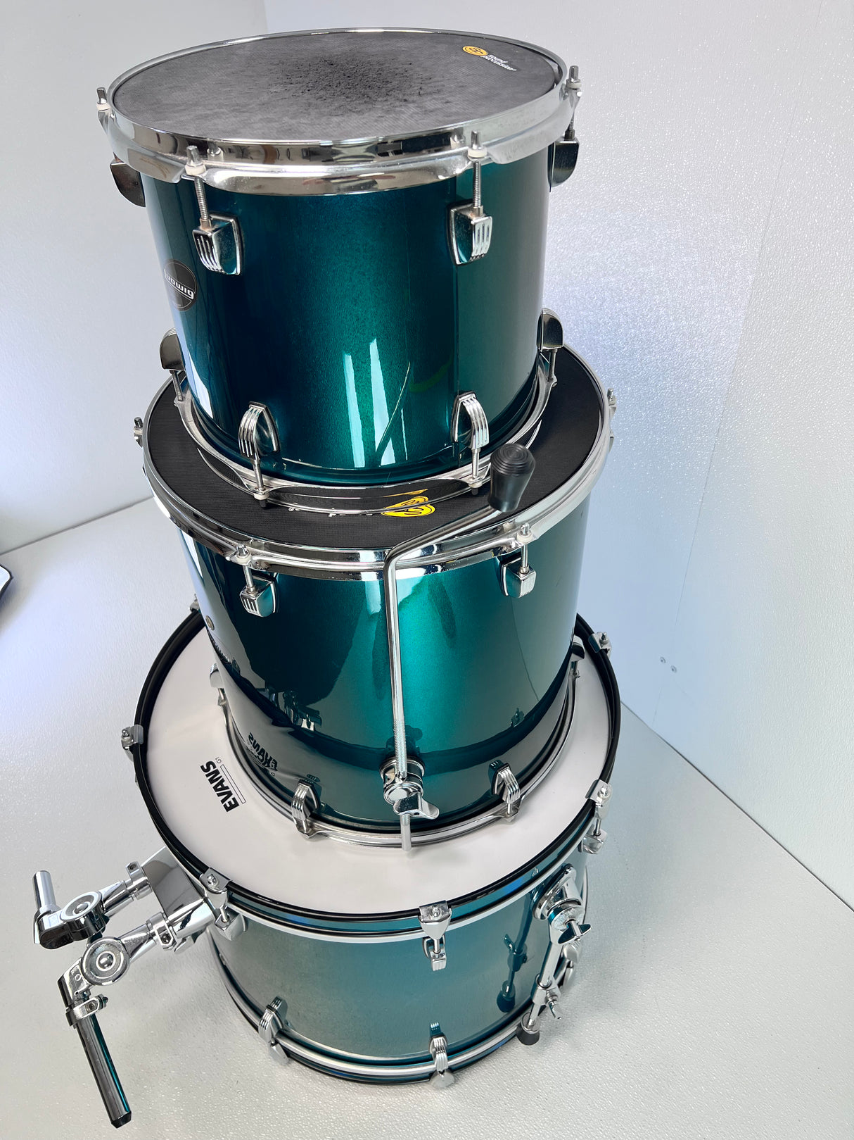 Used Ludwig Accent CS Combo 3pc Kit- 12', 16 & 22"