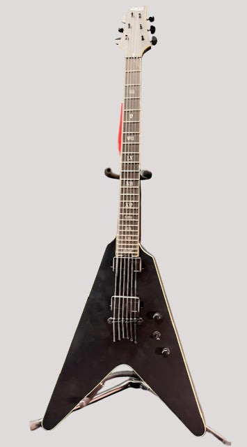 Used Schecter V-1 SLS with Fishman Fluence - Satin Black
