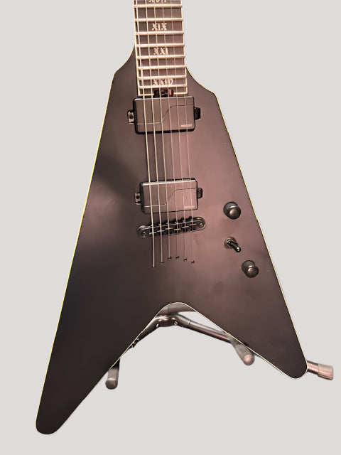 Used Schecter V-1 SLS with Fishman Fluence - Satin Black