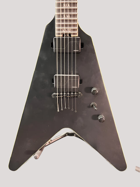 Used Schecter V-1 SLS with Fishman Fluence - Satin Black