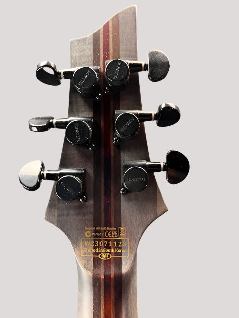 Used Schecter V-1 SLS with Fishman Fluence - Satin Black