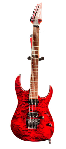 Used Ibanez RG G200 M2 Electric Guitar - Red Quilt – Skip's Music