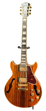 Used Ibanez AM93ME Semi-Hollow Body Electric Guitar - Macassar Ebony