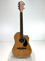 Used Fender FA-125CE Natural Acoustic /Electric Guitar