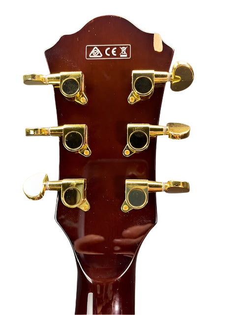 Used Ibanez AM93ME Semi-Hollow Body Electric Guitar - Macassar Ebony