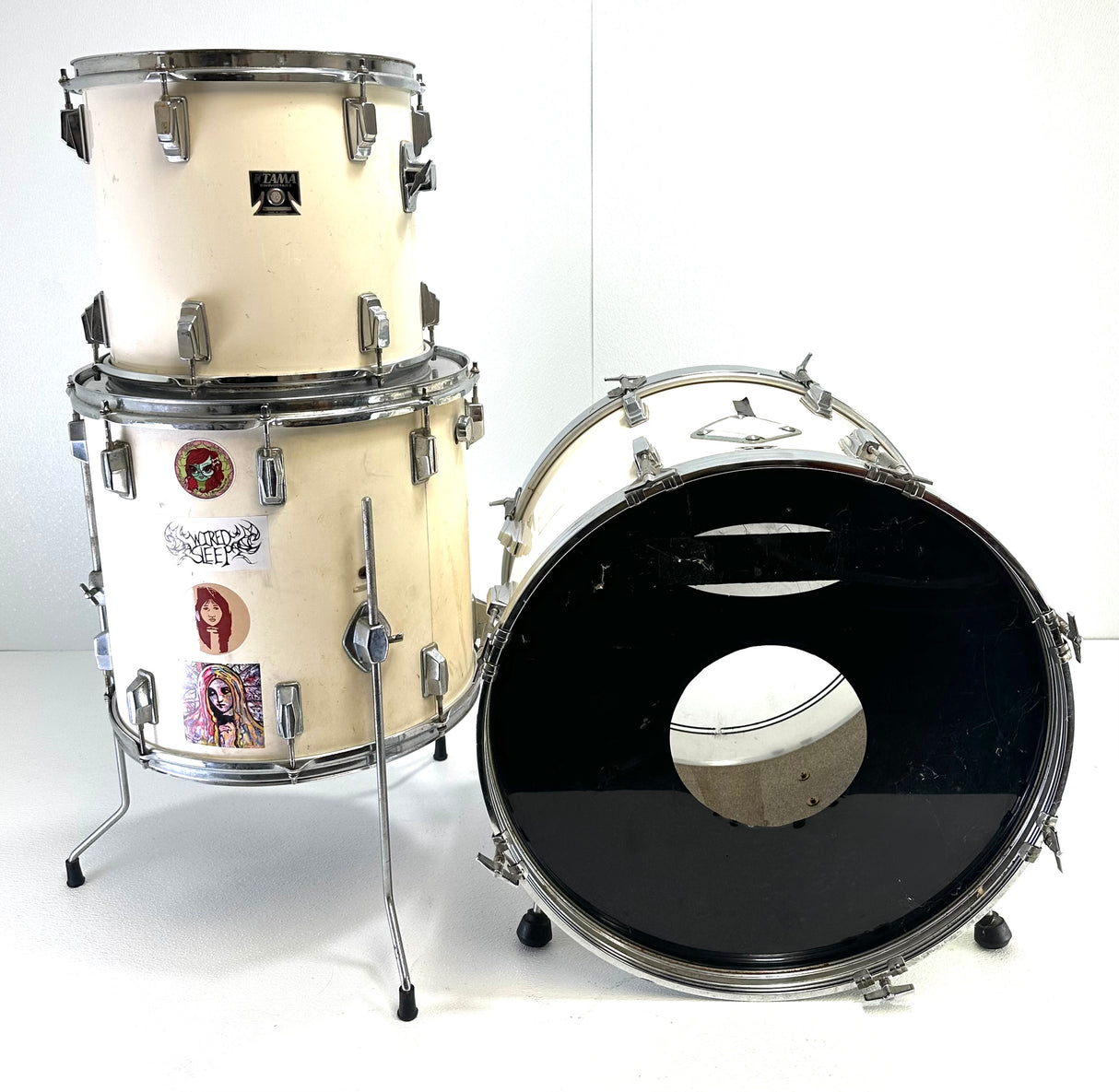 Used Tama 80's Swingstar 3pc Kit 13,16 & 22"