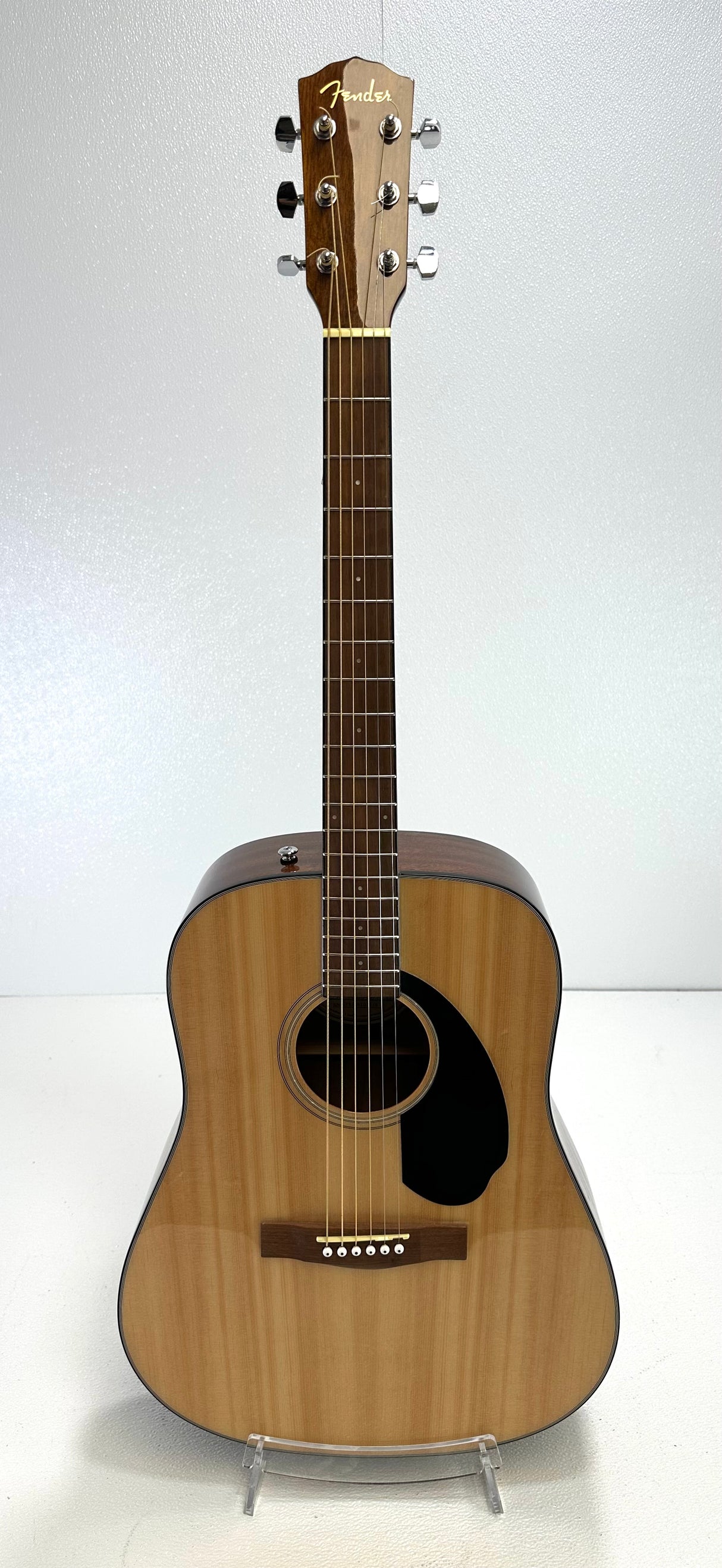 Used Fender CD-60's Dreadnought Natural Acoustic Guitar