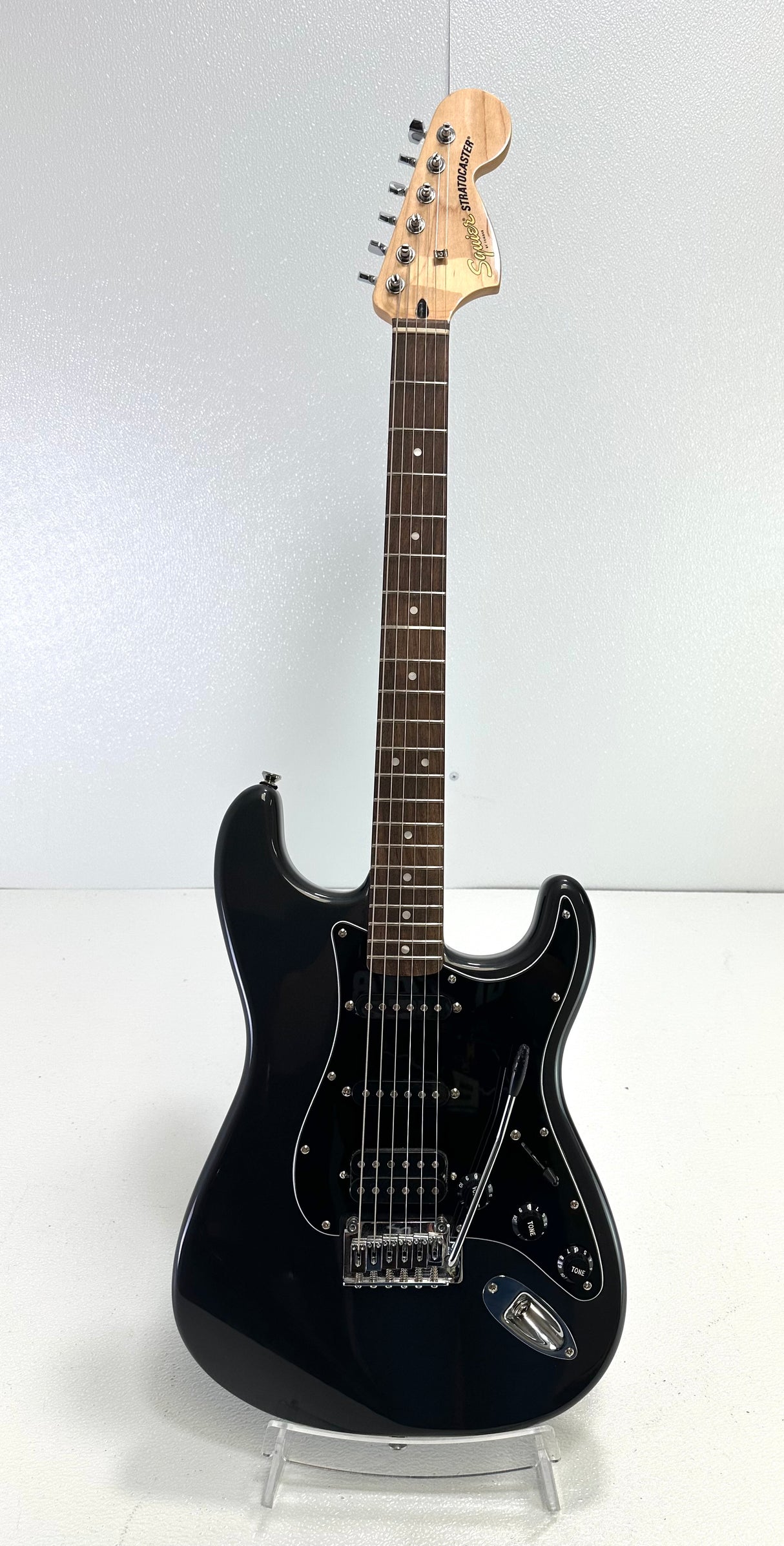 Used Squier Standard Series Stratocaster Electric Guitar - Grey
