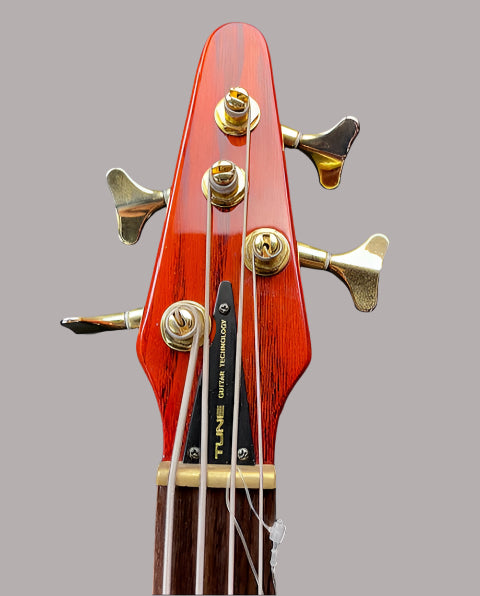 Used Tune Supernova Zi742 4 String Active Bass Guitar - Nightwood