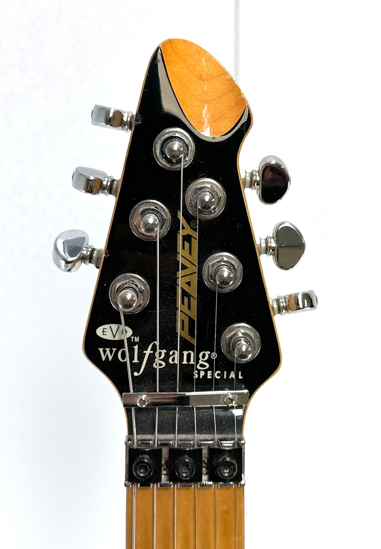 Used Peavey EVH Wolfgang Special W/ Floyd Rose Transparent Amber W/ Case