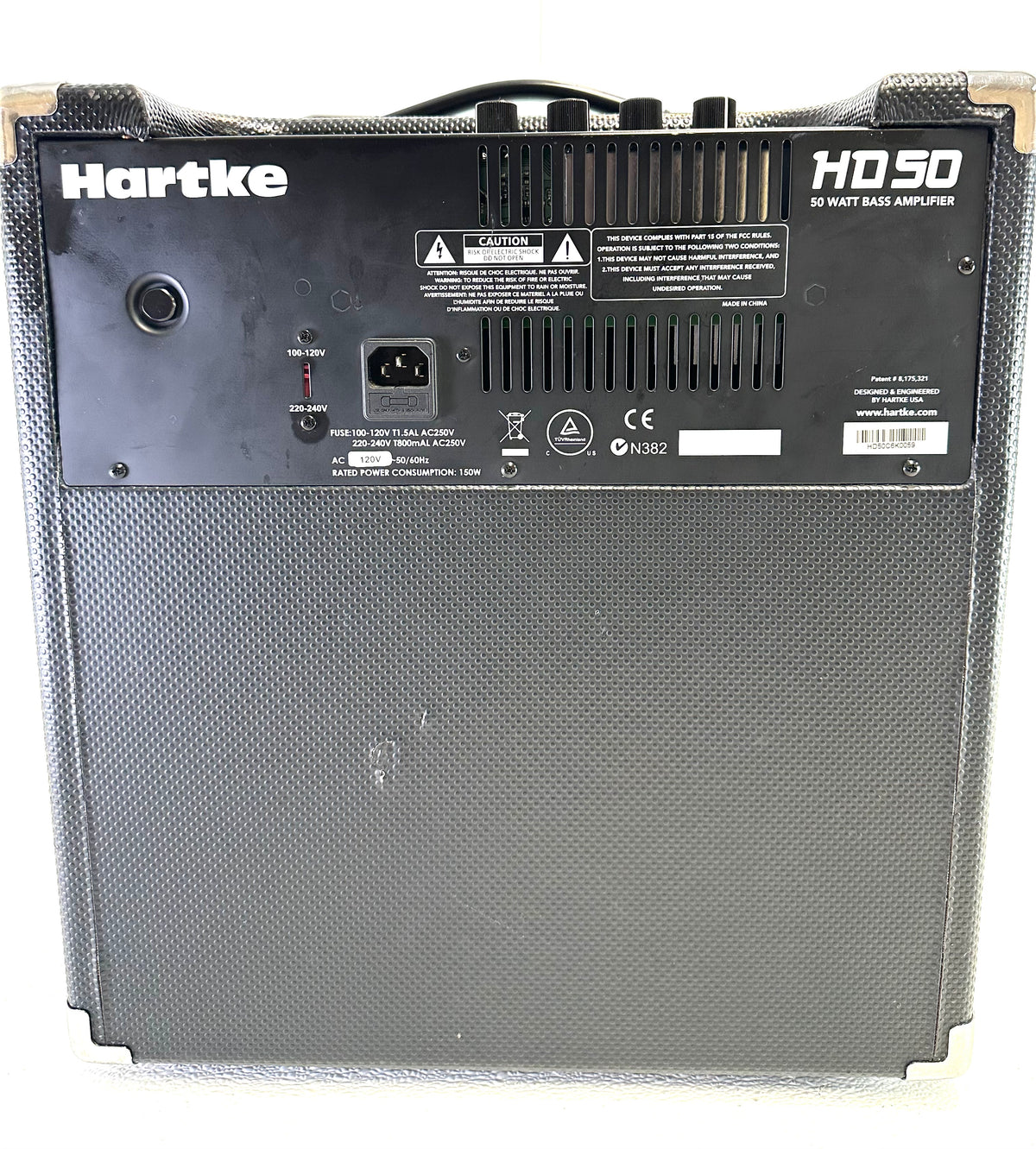 Used Hartke HD50 Watt Bass Amp