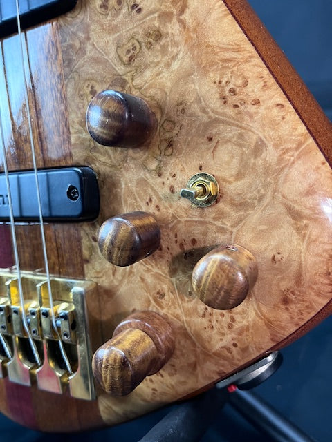 Used Warrior Dran Michael 6 String Bass - Natural