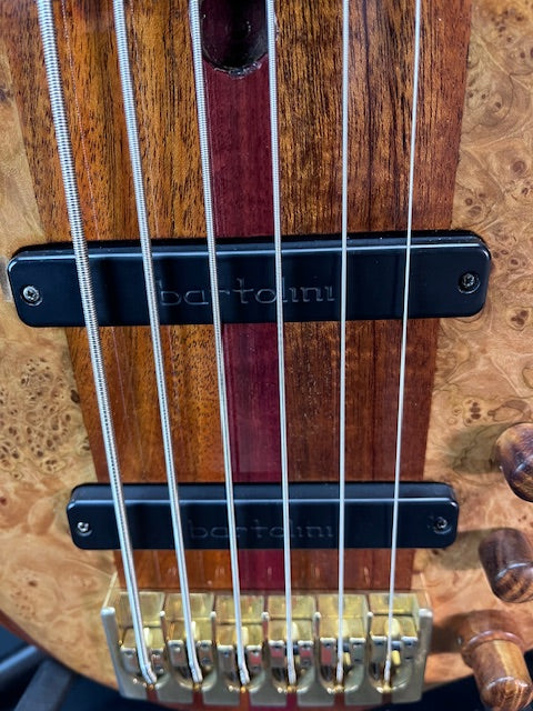 Used Warrior Dran Michael 6 String Bass - Natural