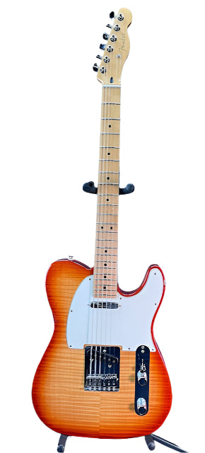 Used Fender Player Telecaster Plus Top Limited Electric Guitar - Sienna Sunburst