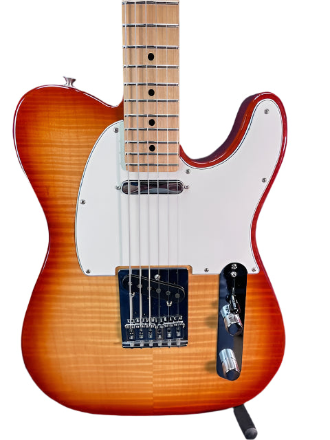 Used Fender Player Telecaster Plus Top Limited Electric Guitar - Sienna Sunburst